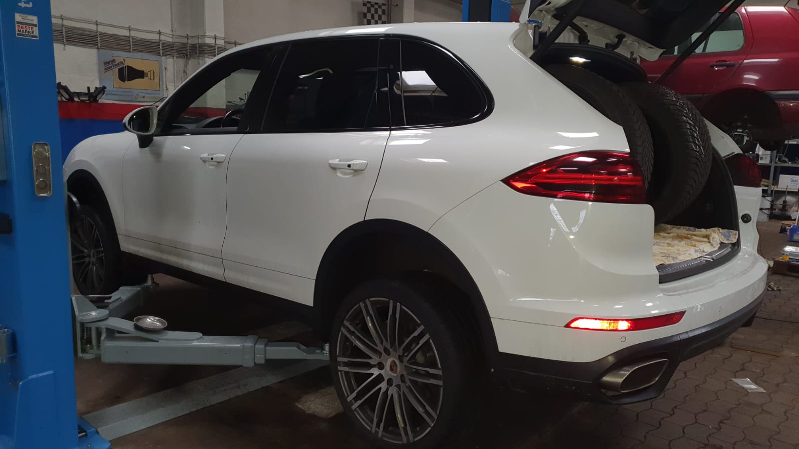 Porsche Cayenne Reifenwechsel